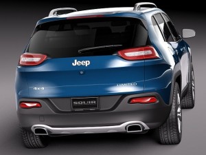 Jeep Cherokee Limited 2014 3D Модель