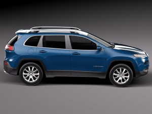 Jeep Cherokee Limited 2014 3D Модель