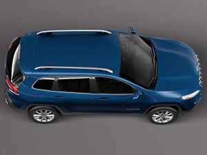 Jeep Cherokee Limited 2014 3D Model