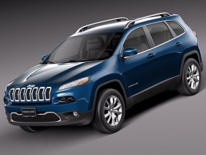 Jeep Cherokee Limited 2014 3D Модель