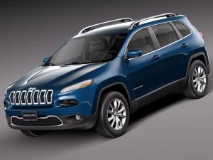 Jeep Cherokee Limited 2014 3D Model