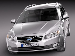 Volvo V70 2014 3D Model