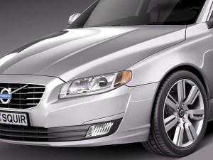 Volvo V70 2014 3D Model