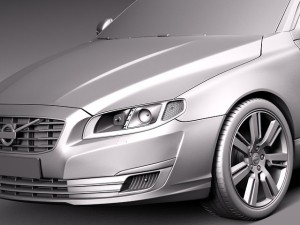 Volvo V70 2014 3D Model