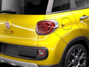 Fiat 500L Trekking 2014 Model 3D