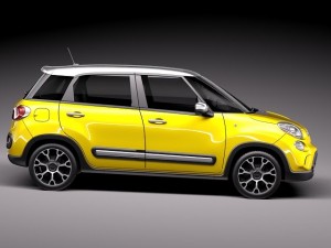 Fiat 500L Trekking 2014 Model 3D