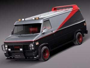 GMC Vandura Ateam 3D-Modell