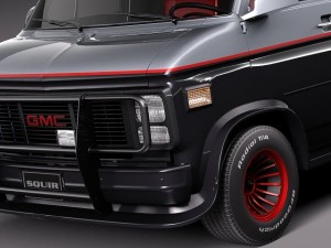 GMC Vandura Ateam 3D Model