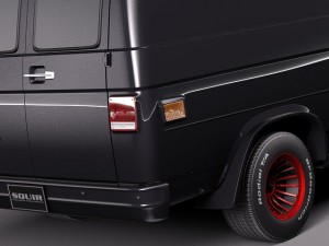 GMC Vandura Ateam 3D Model