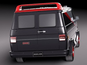 GMC Vandura Ateam 3D Model