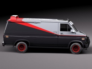 GMC Vandura Ateam 3D Model