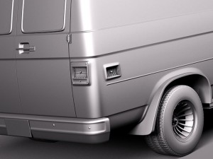 GMC Vandura Ateam 3D Model
