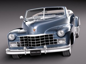 Cadillac Series 62 Convertible 1946 Modèle 3D