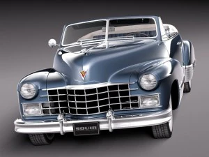 Cadillac Series 62 Convertible 1946 3D Model