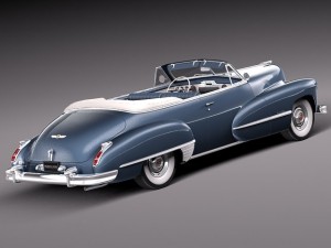 Cadillac Series 62 Convertible 1946 Modèle 3D