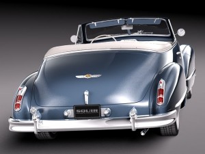 Cadillac Series 62 Convertible 1946 Modèle 3D