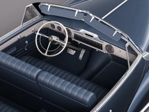 Cadillac Series 62 Convertible 1946 3D Model
