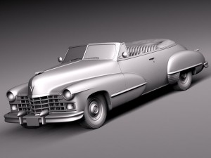 Cadillac Series 62 Convertible 1946 Modèle 3D