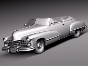 Cadillac Series 62 Convertible 1946 3D Model