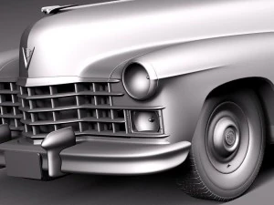 Cadillac Series 62 Convertible 1946 3D Model