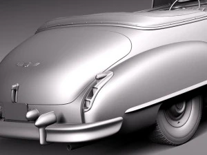 Cadillac Series 62 Convertible 1946 3D Model