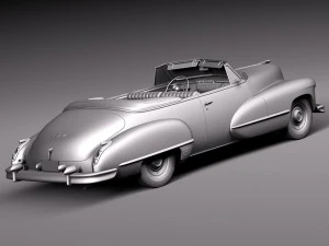 Cadillac Series 62 Convertible 1946 3D Model