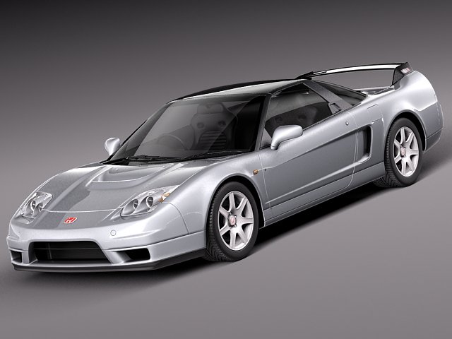 Honda NSXR 2005 3D Модель .c4d .max .obj .3ds .fbx .stl .blend 