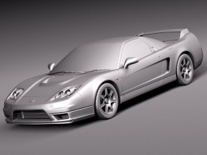 Honda NSXR 2005 3D Модель