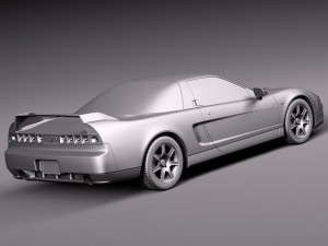 Honda NSXR 2005 3D Модель