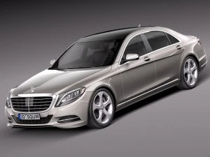 Mercedes-Benz S-class 2014 3D Model