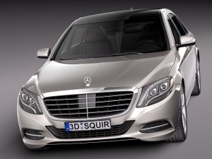 Mercedes-Benz S-class 2014 3D Model