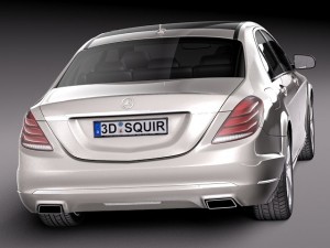 Mercedes-Benz S-class 2014 3D Model