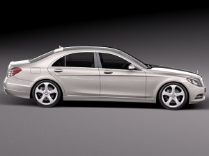 Mercedes-Benz S-class 2014 3D Model