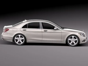 Mercedes-Benz S-class 2014 3D Model