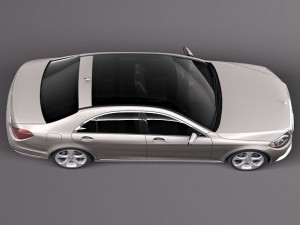 Mercedes-Benz S-class 2014 3D Model