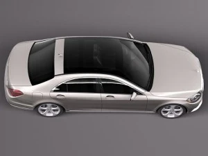 Mercedes-Benz S-class 2014 3D Model