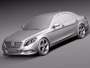 Mercedes-Benz S-class 2014 3D Model