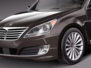 Hyundai Equus 2014 Model 3D