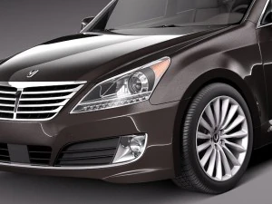 Hyundai Equus 2014 3D Model