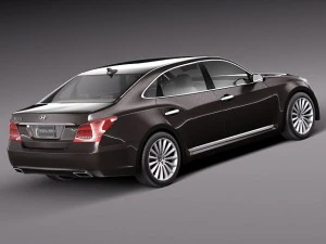 Hyundai Equus 2014 3D Model