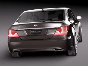 Hyundai Equus 2014 Model 3D
