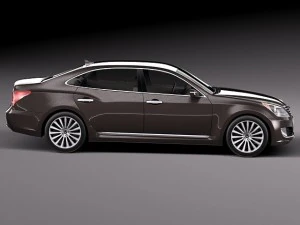 Hyundai Equus 2014 3D Model
