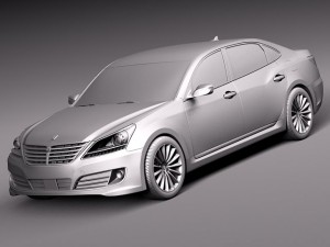 Hyundai Equus 2014 Model 3D