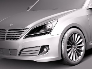 Hyundai Equus 2014 Model 3D
