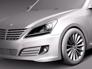 Hyundai Equus 2014 3D Model