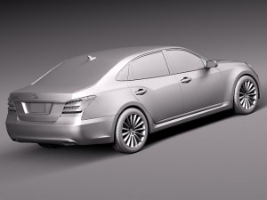 Hyundai Equus 2014 Model 3D