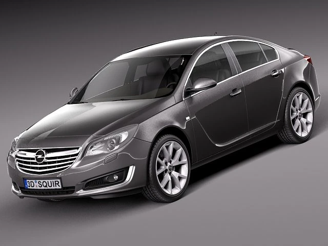 Opel Insignia Sedan 2014 3D Model .c4d .max .obj .3ds .fbx .stl .blend