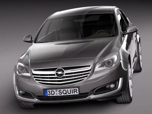 Opel Insignia Sedan 2014 3D Model