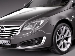 Opel Insignia Sedan 2014 3D Model