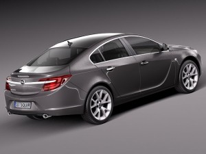 Opel Insignia Sedan 2014 Modello 3D